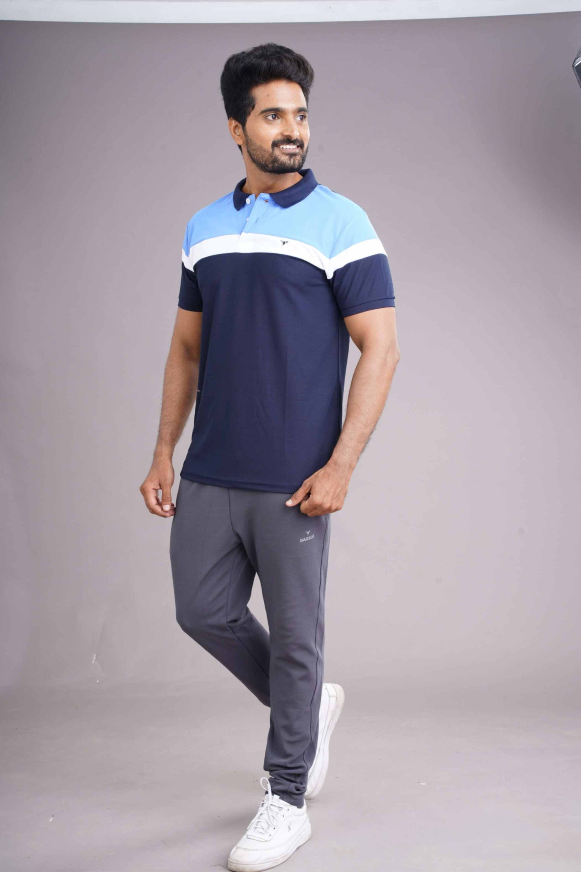 CRAZY MATTY TRENDY T-SHIRT - NAVY BLUE