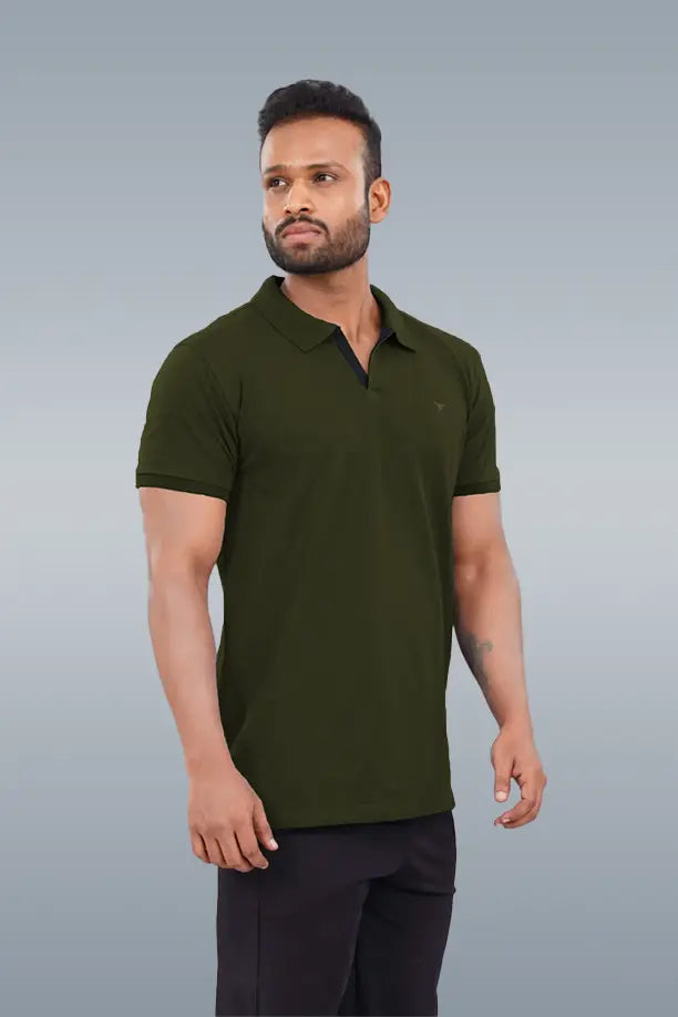 MATTY SLIM FIT T- SHIRT - GRAPE LEAF