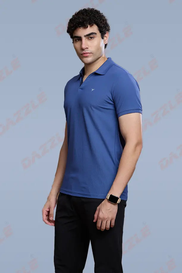 CRAZY MATTY SLIM FIT T-SHIRT - BLUE GREY