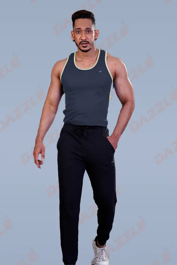 SANDO VESTS - BLUE GREY