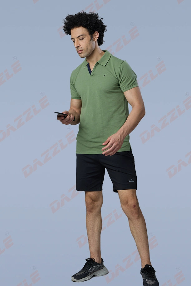 MATTY SLIM FIT T- SHIRT - GREEN