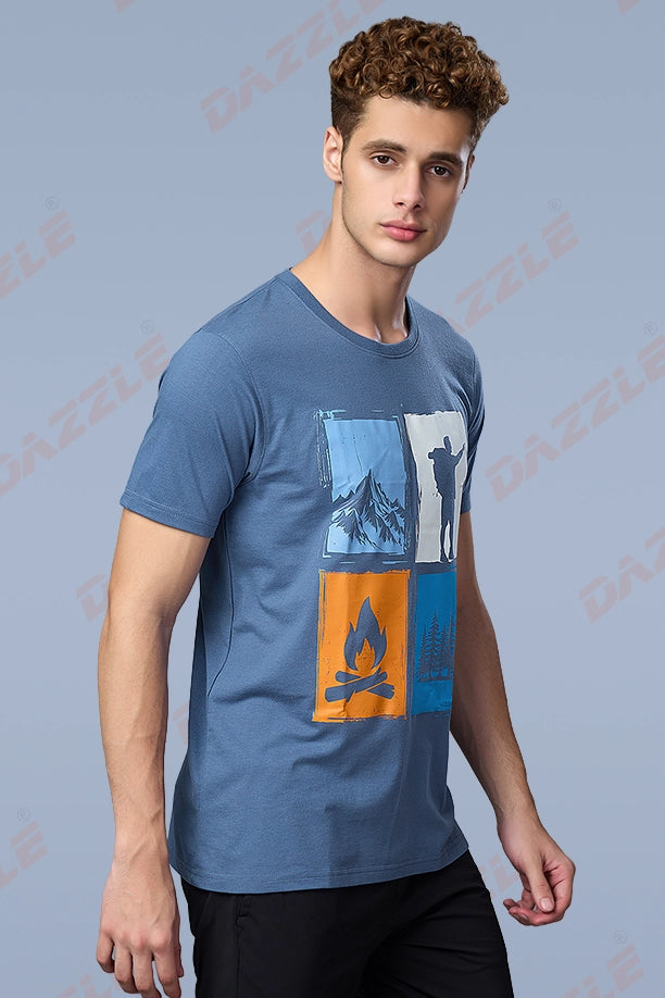 アイドル PLAVE T-SHIRT LIGHT BLUE アイドル PLAVE T-SHIRT LIGHT BLUE Girls' Short Sleeve Boxy T