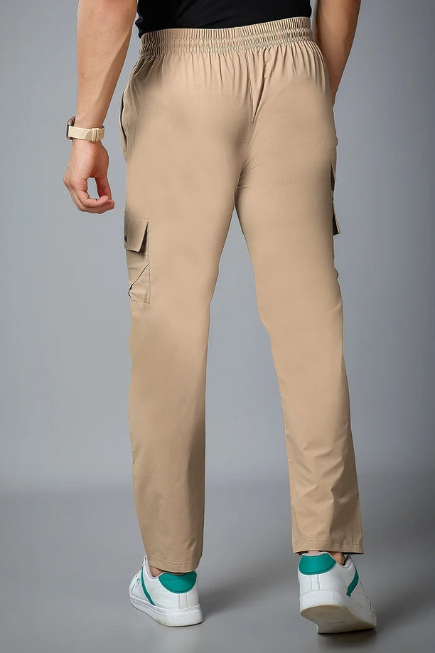 Men Regular Fit Cargo Pants with PILOT