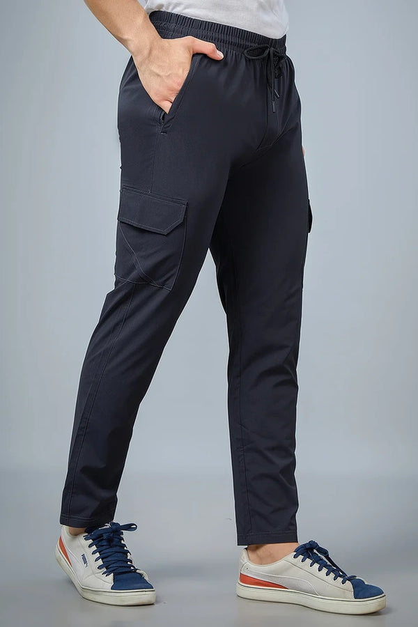 Men Regular Fit Cargo Pants with PILOT