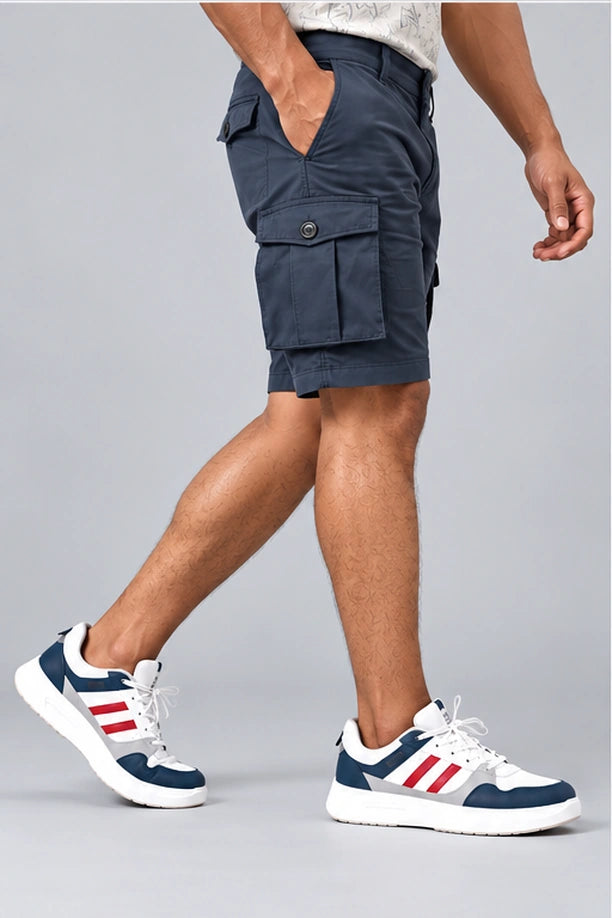 Men Regular Fit Cargo Shorts