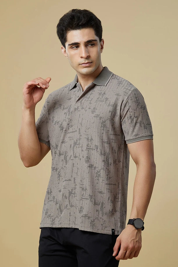Men Regular Fit Polo T-Shirt with Supreme