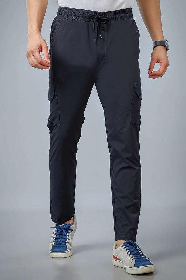 Men Regular Fit Cargo Pants with PILOT