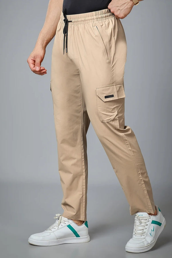 Men Regular Fit Cargo Pants with PILOT