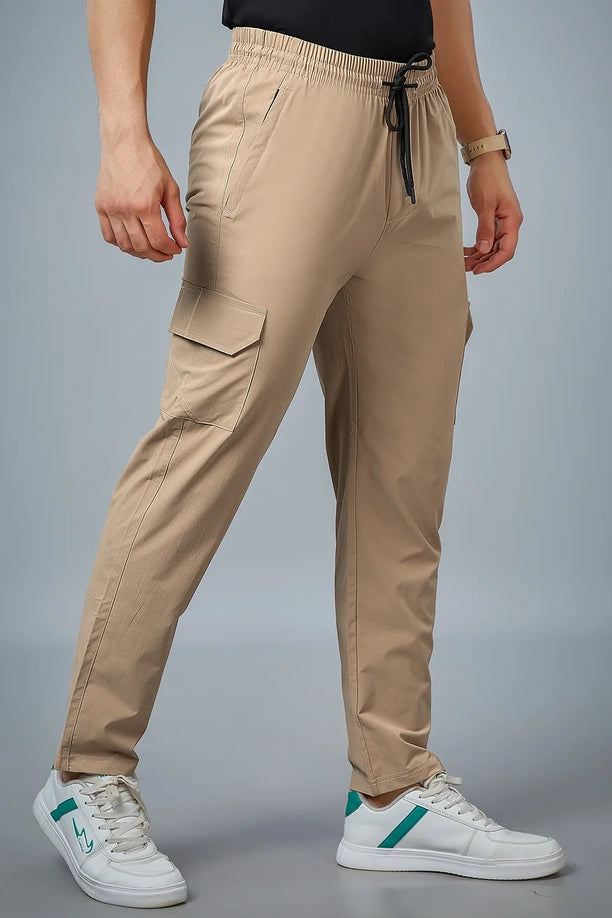 Men Regular Fit Cargo Pants with PILOT