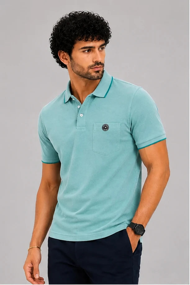 CLASSIC COTTON T-SHIRT- SEA GREEN