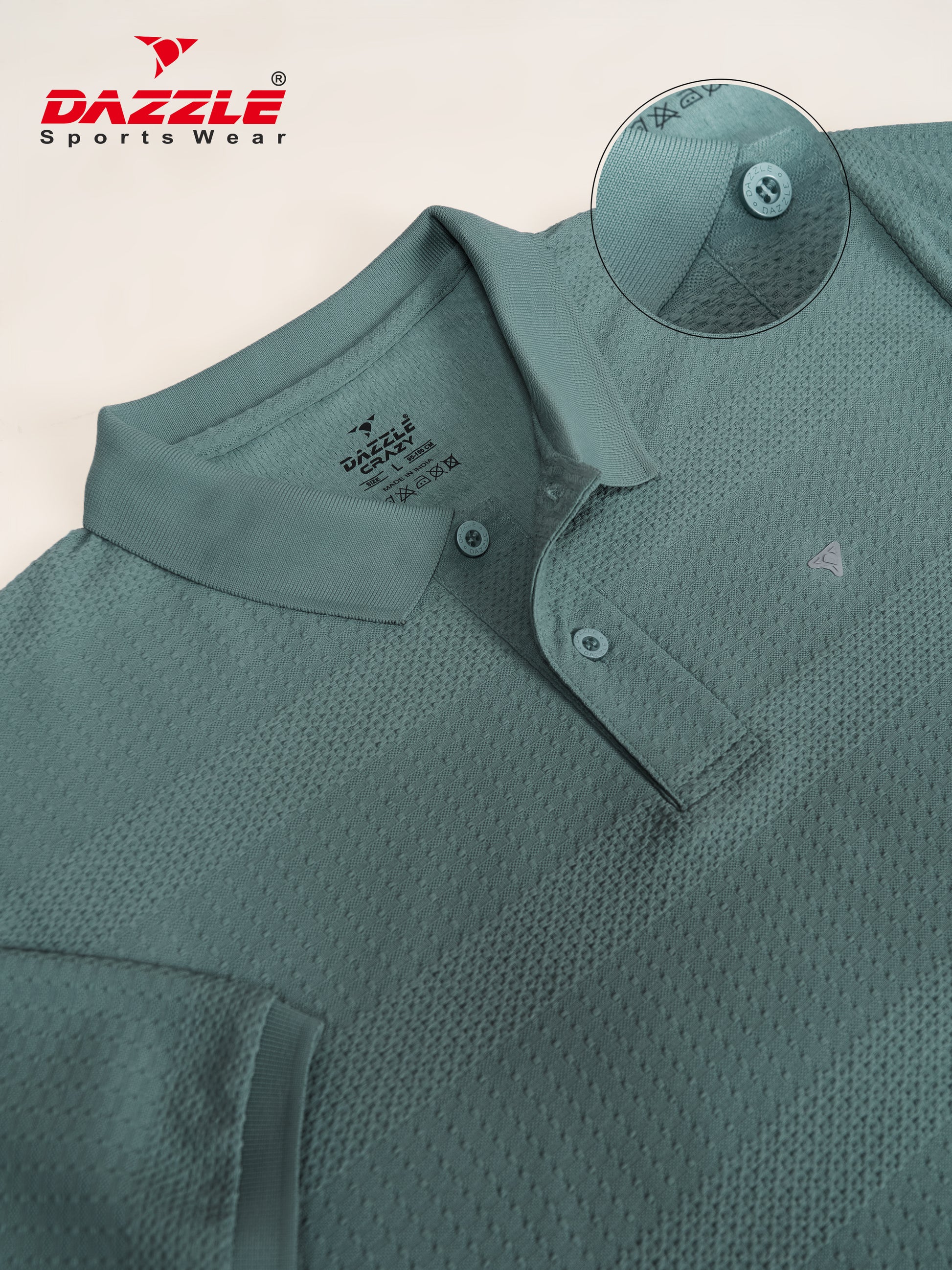 RUSH TSHIRT | STEEL GREEN