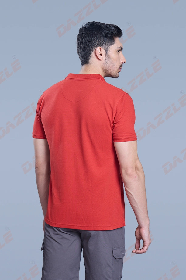 MATTY COMFORT T-SHIRT- BRICK RED