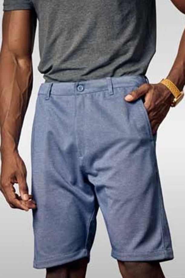 ALL TIME COTTON LONG SHORT - DENIM BLUE