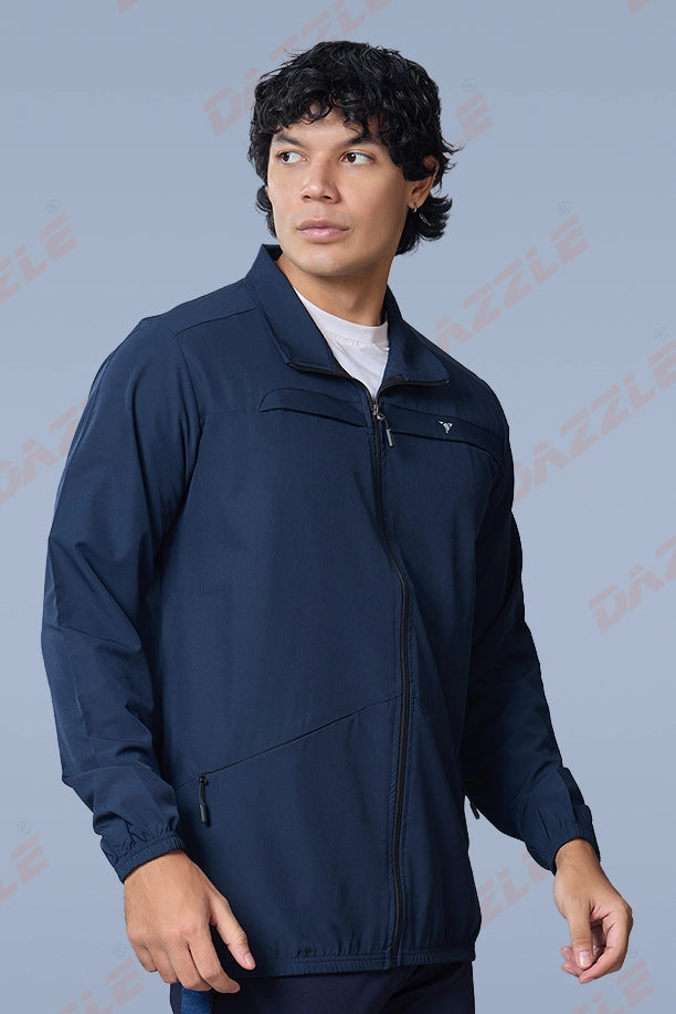 RACE JACKET - NAVY BLUE