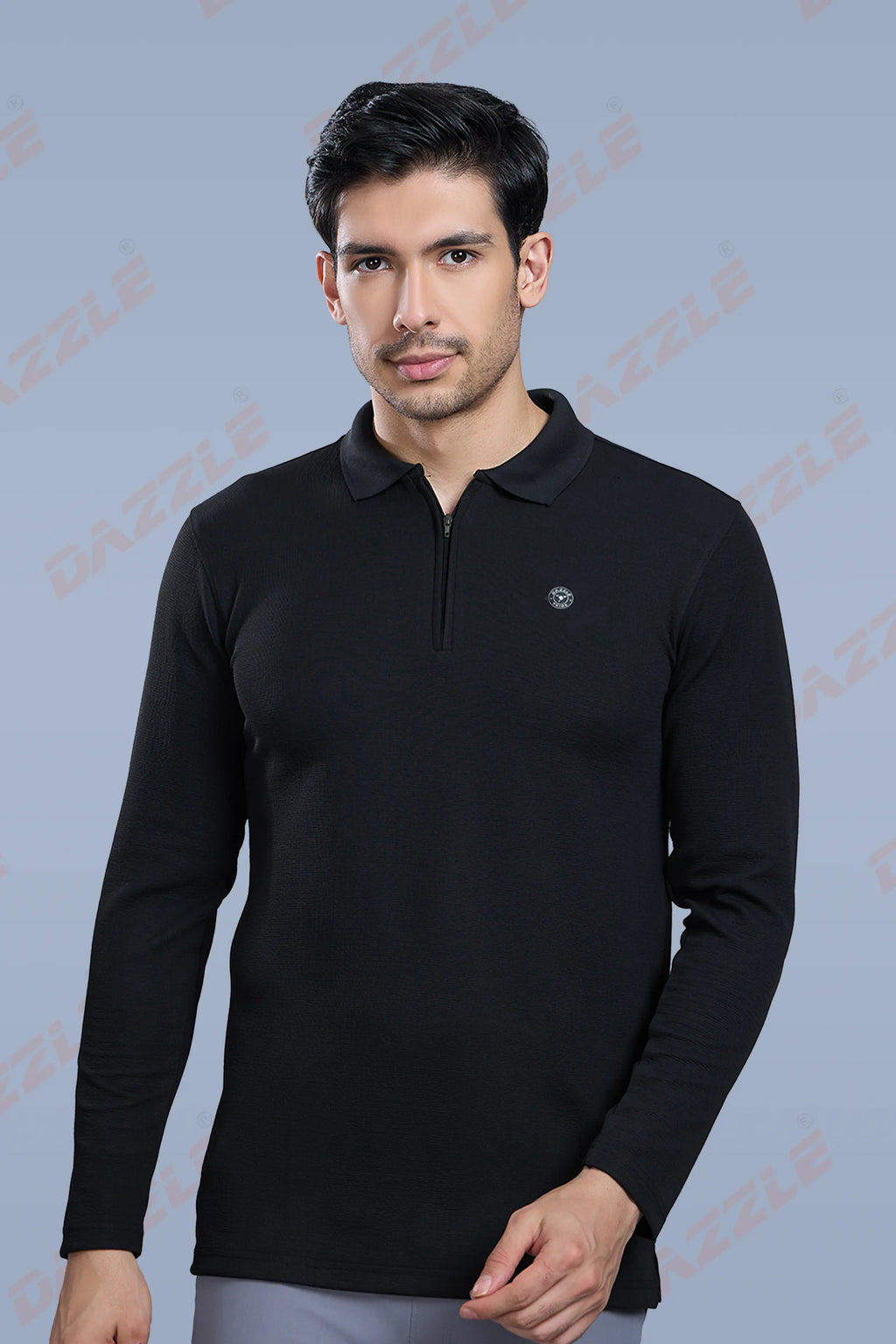 TANGY FULL SLEEVE TSHIRT - BLACK