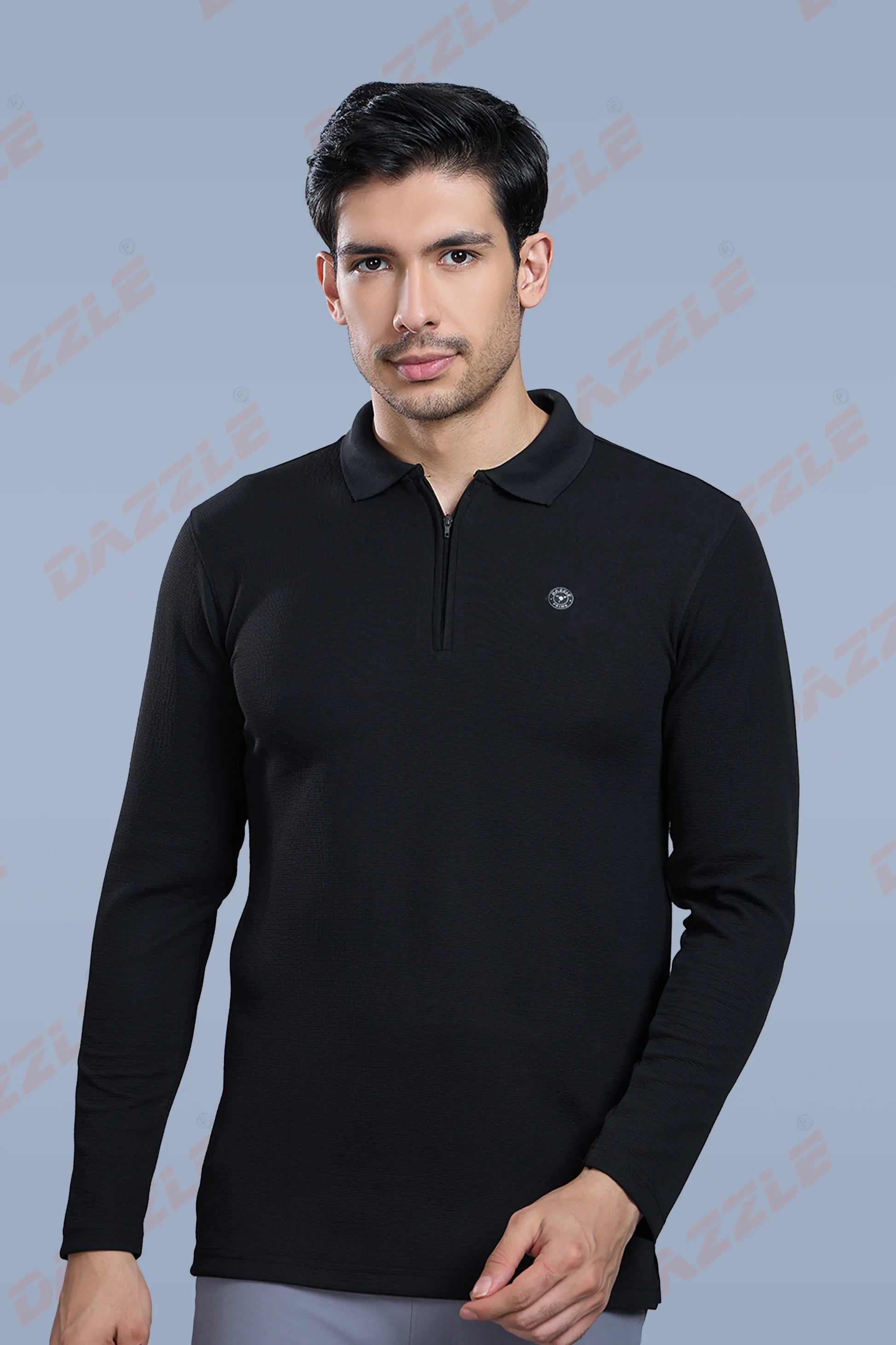 TANGY FULL SLEEVE TSHIRT - BLACK