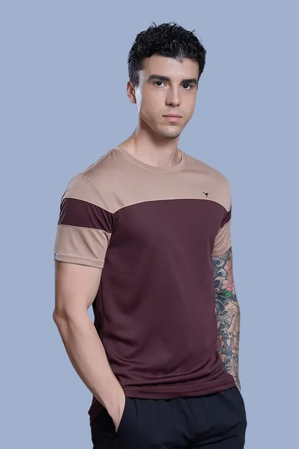 Men Slim Fit Round Neck Tee with PRIDE