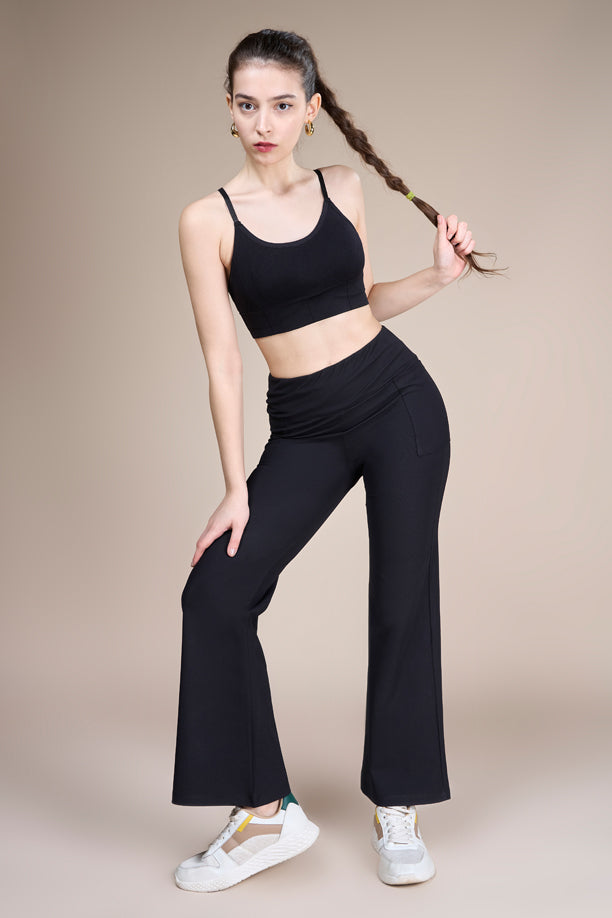 Women Stretch Flare Pants with QUADREX