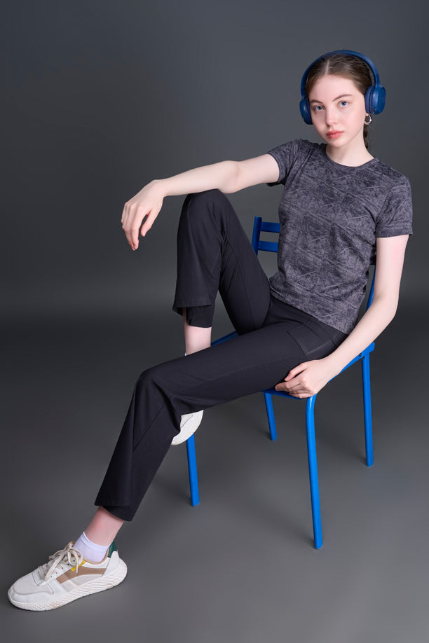 Women Slim Fit Sports T-shirt with COOLEX