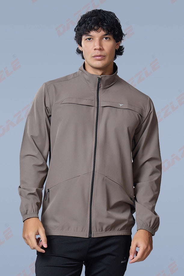 RACE JACKET - BROWN