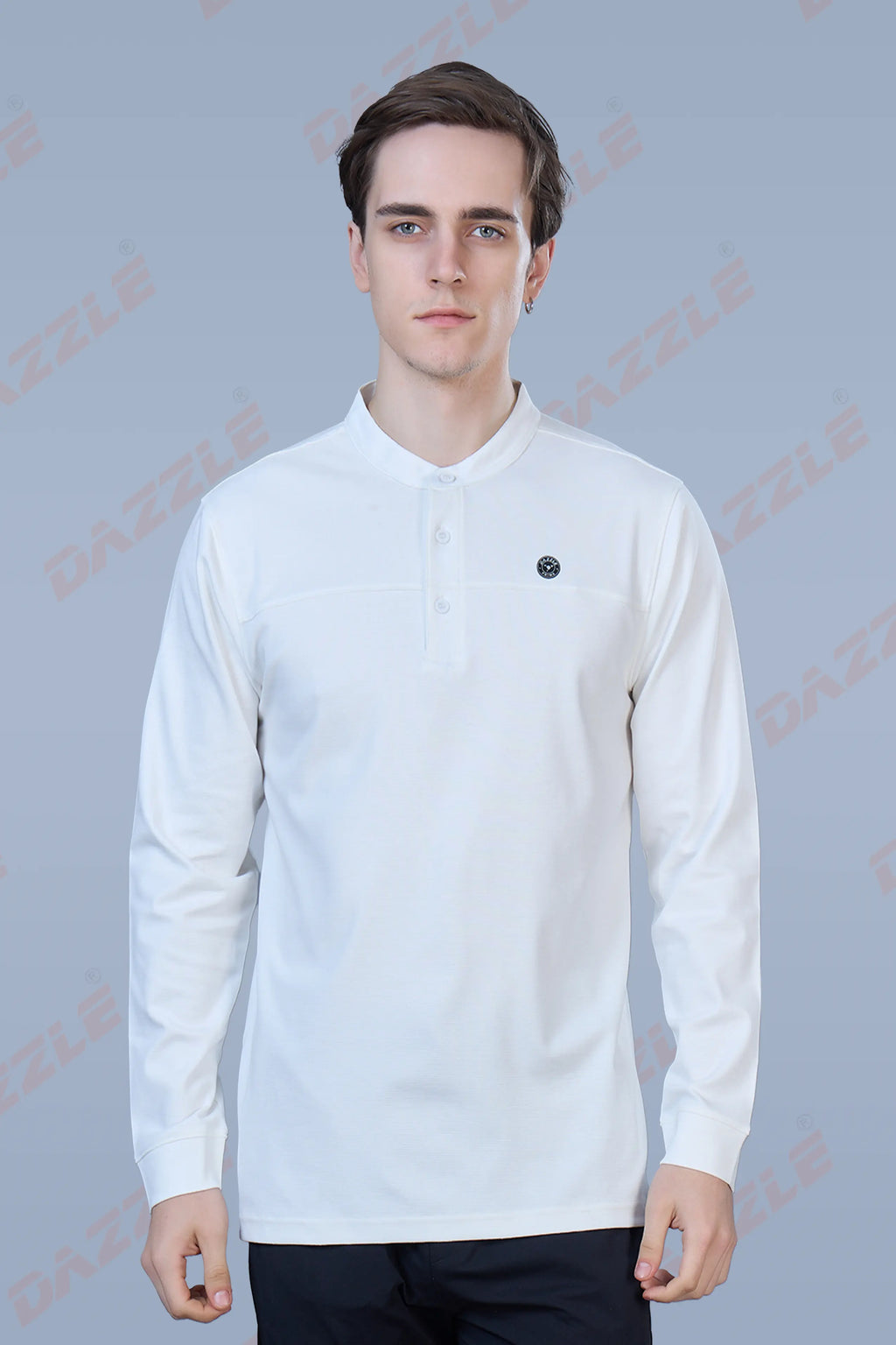 ATLAS FULL SLEEVES T-SHIRT - WHITE