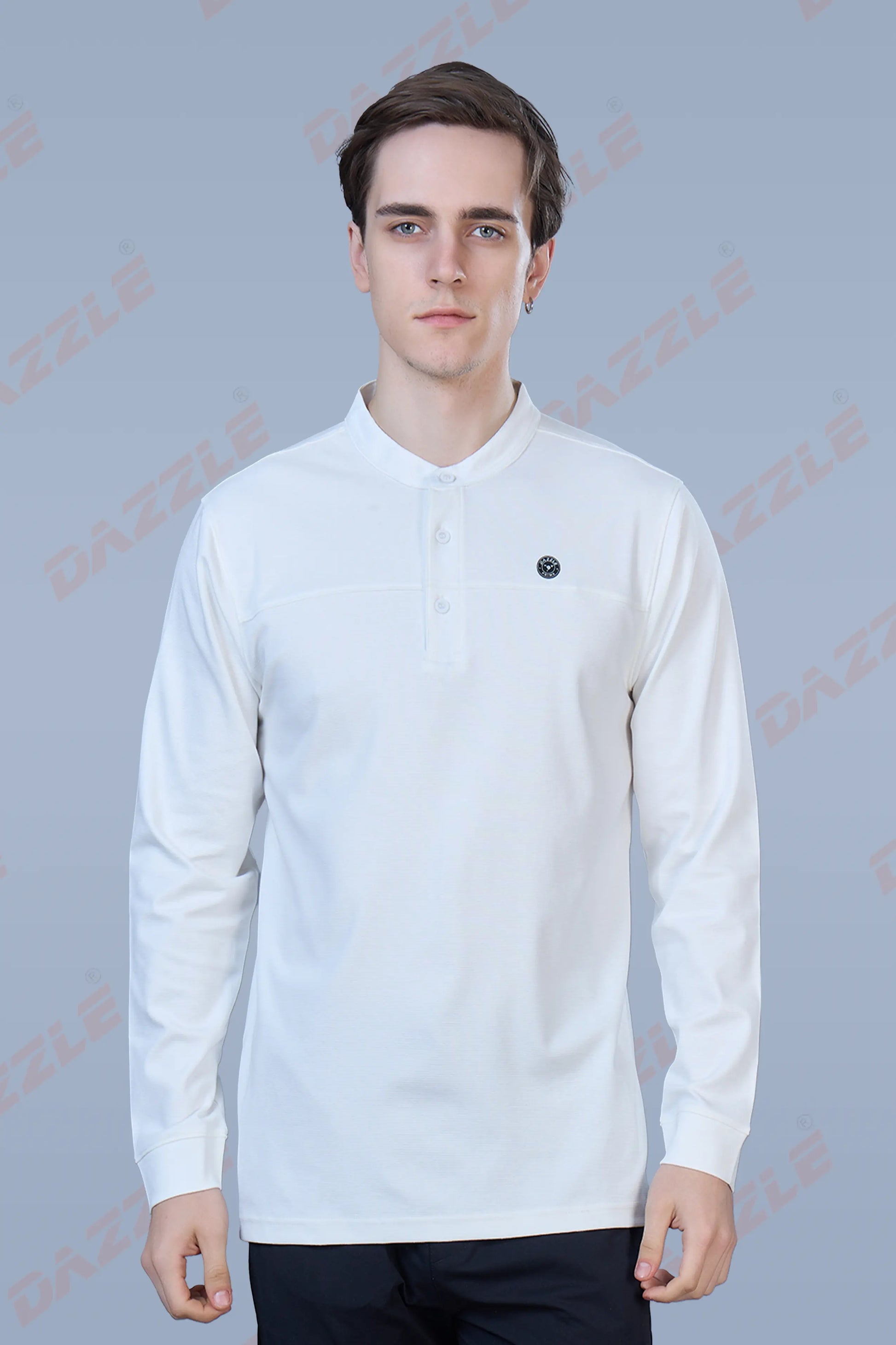 ATLAS FULL SLEEVES T-SHIRT - WHITE