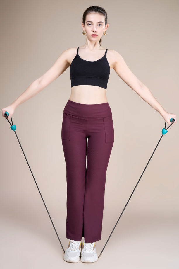 Women Stretch Flare Pants with QUADREX