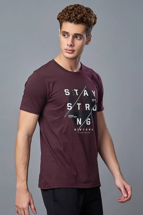 VIBE T-SHIRT - MAROON