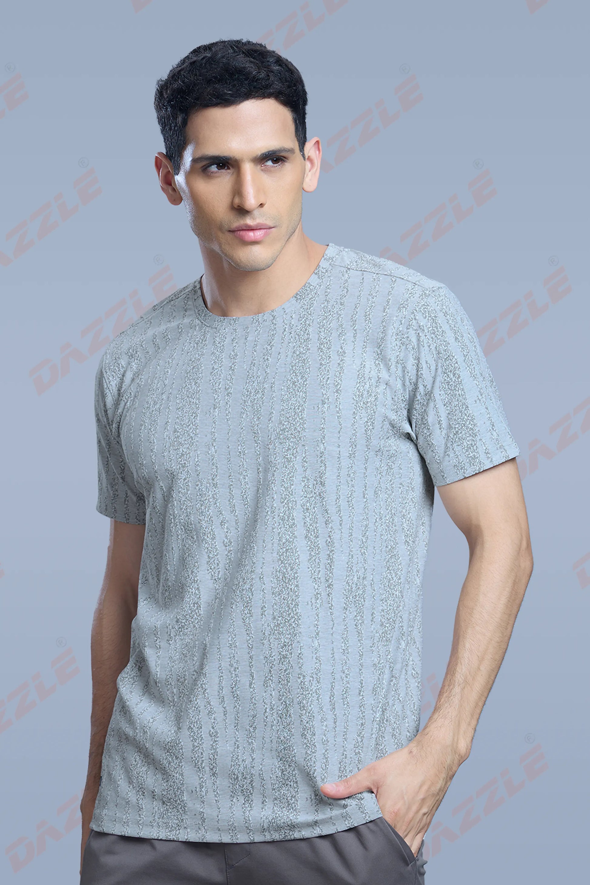 GRACE T SHIRT- WHITE GREY