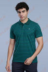 DRY FIT STRIPES - PEACOCK GREEN