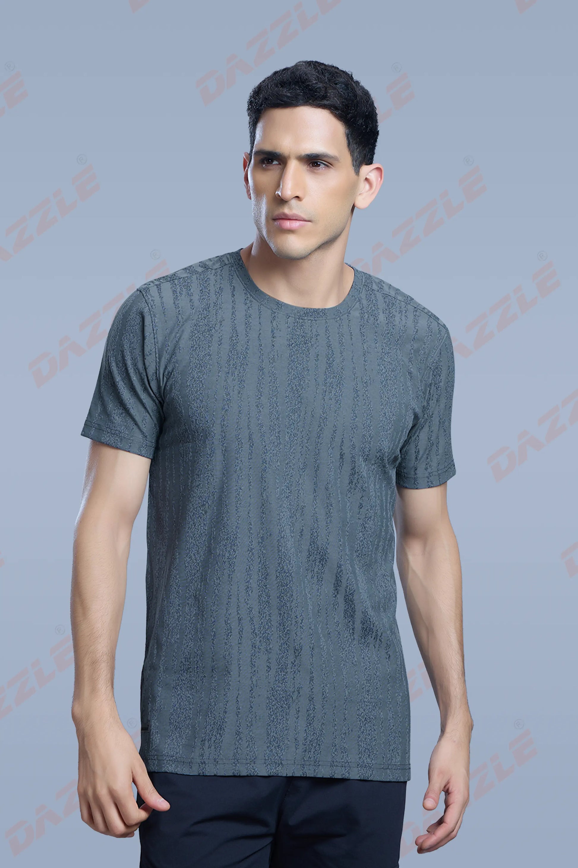 GRACE T SHIRT- BLUE GREY