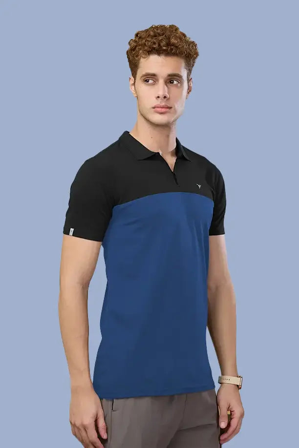 SPRING T SHIRT - BLACK BLUE