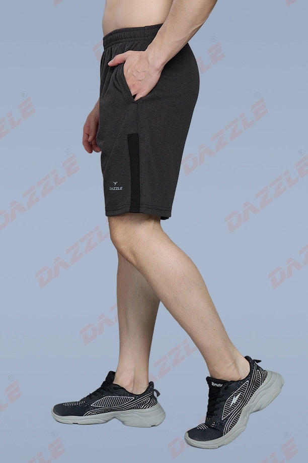 LONG SHORT PC SPCL - MELANGE BLACK