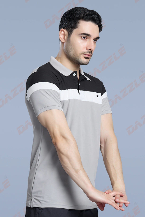 CRAZY MATTY TRENDY T-SHIRT - GREY