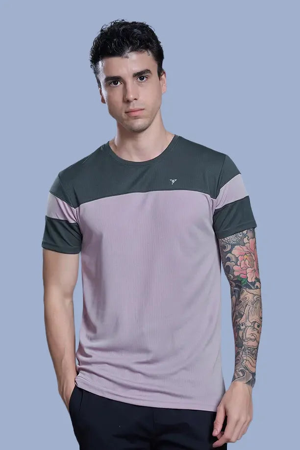 Men Slim Fit Round Neck Tee with PRIDE