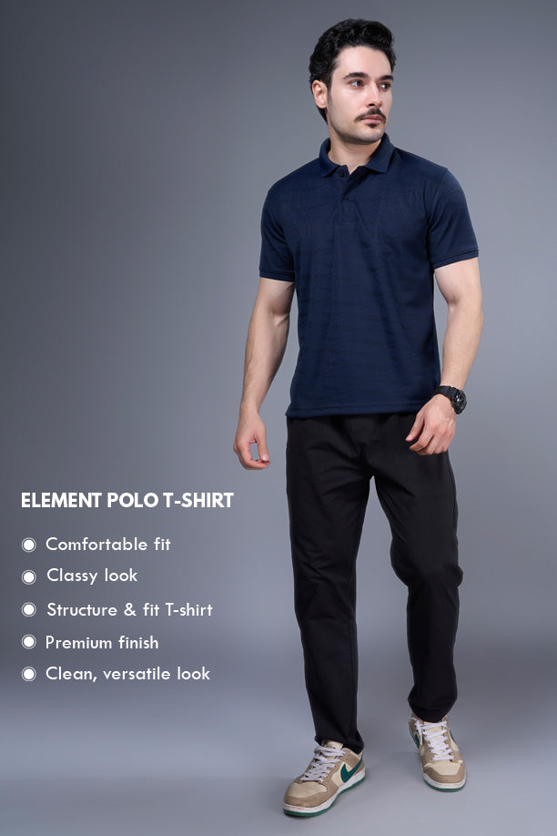 ELEMENT POLO TSHIRT | NAVY BLUE