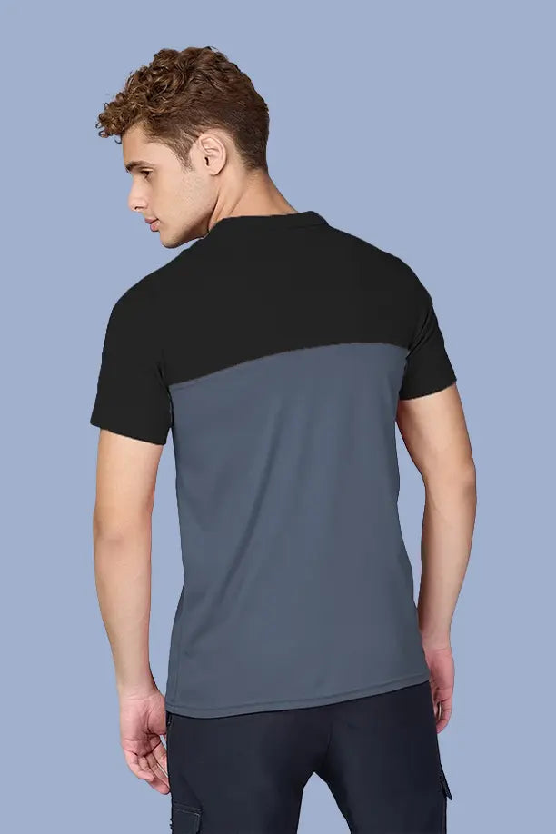 SPRING T SHIRT - BLACK DARKGREY