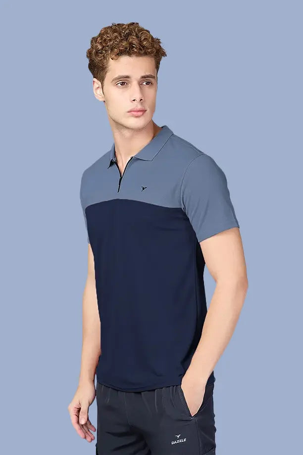 SPRING T SHIRT - DARKGREY NAVYBLUE