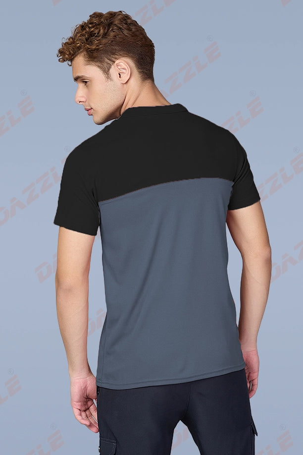 SPRING T SHIRT - BLACK DARKGREY