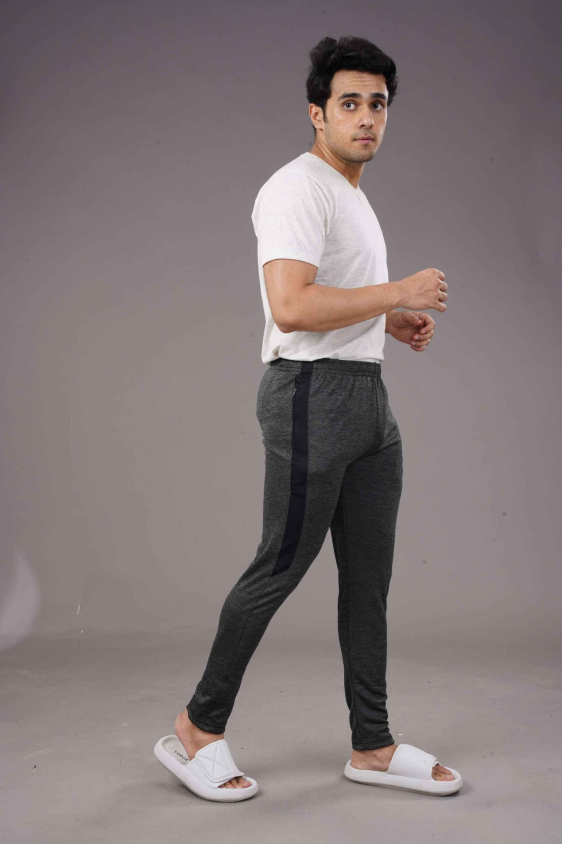 RUNNER LOWER - MELANGE BLACK