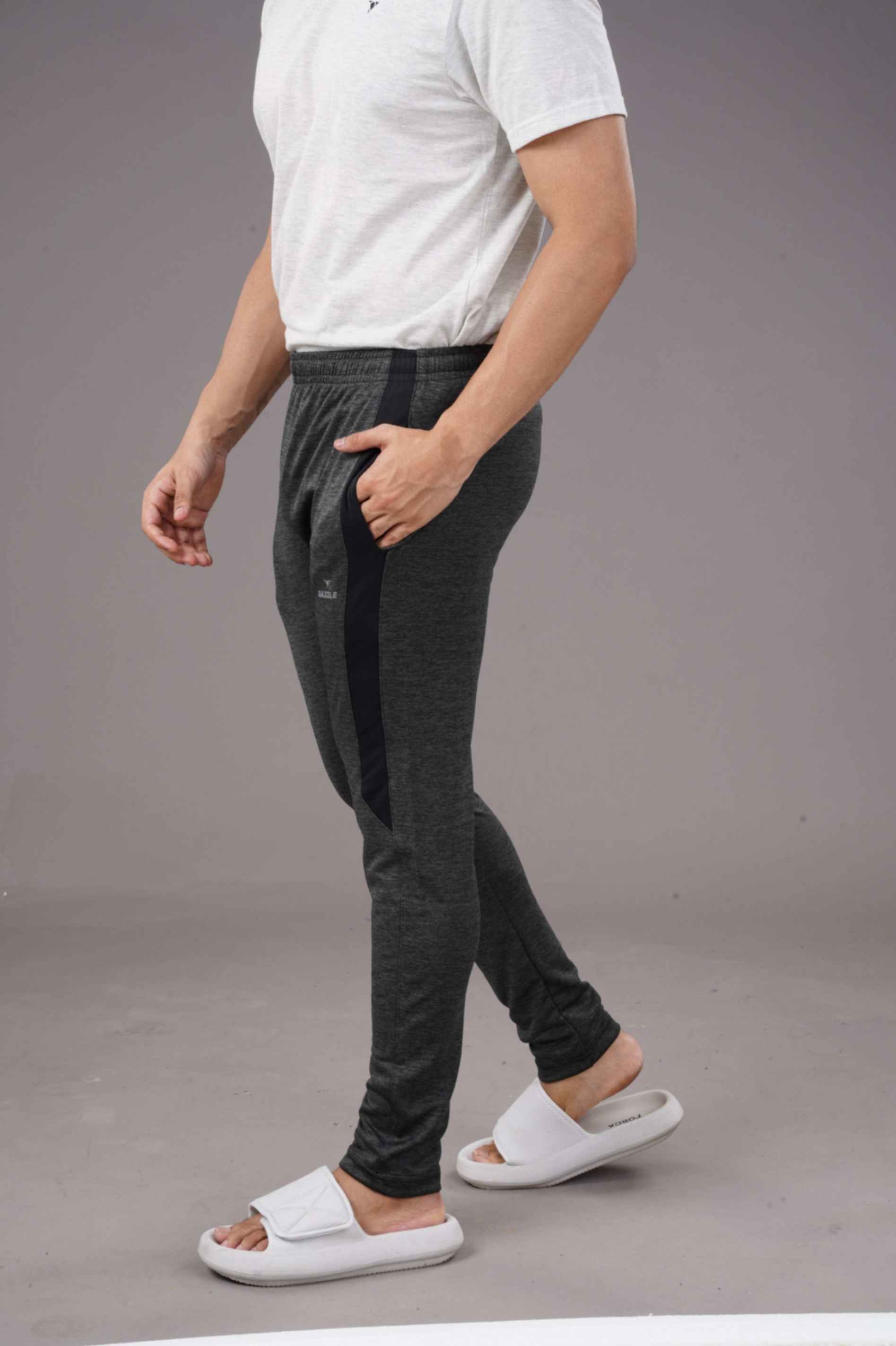 RUNNER LOWER - MELANGE BLACK