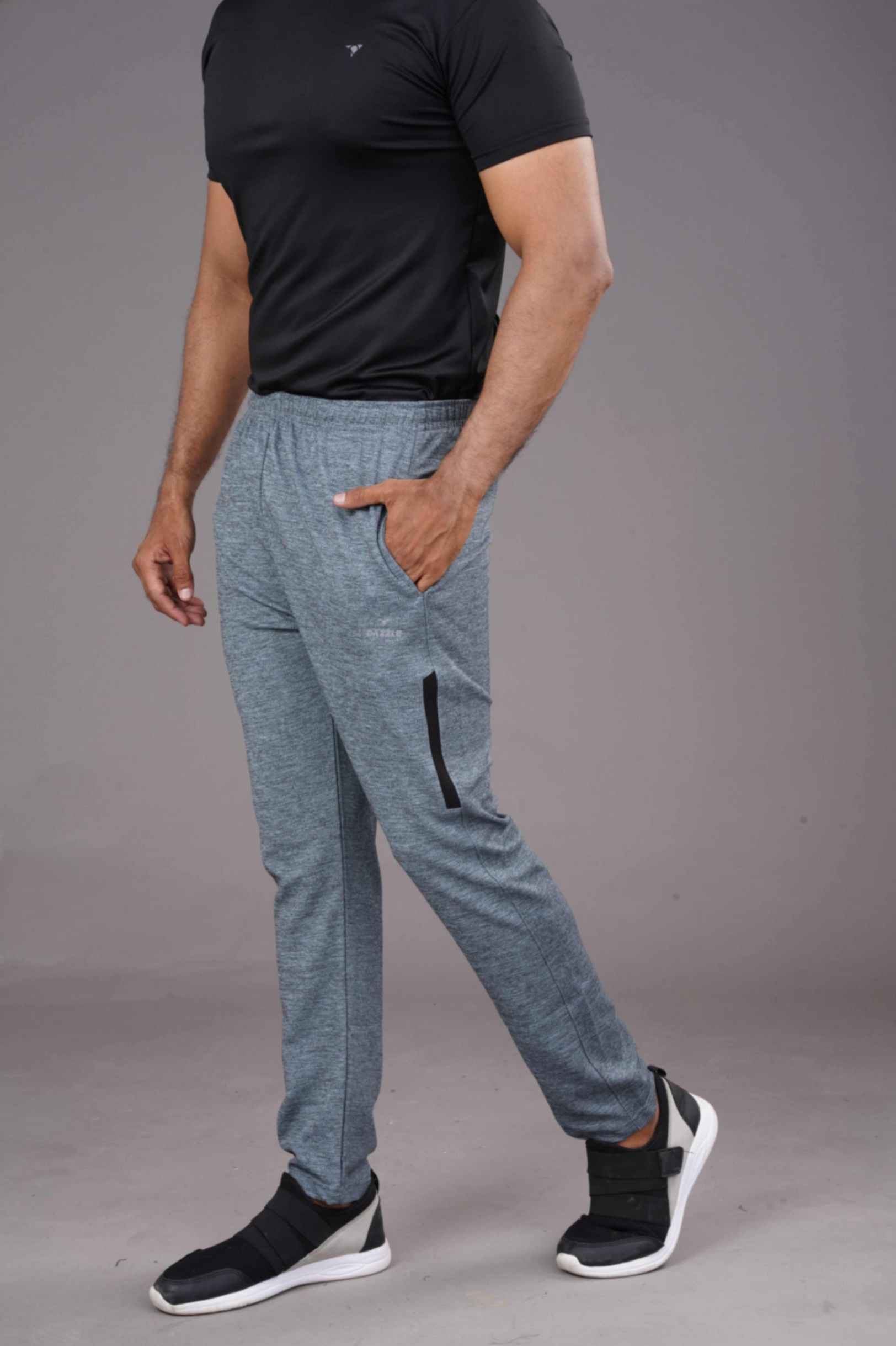 CRAZY MELANGE LOWER - AIR FORCE