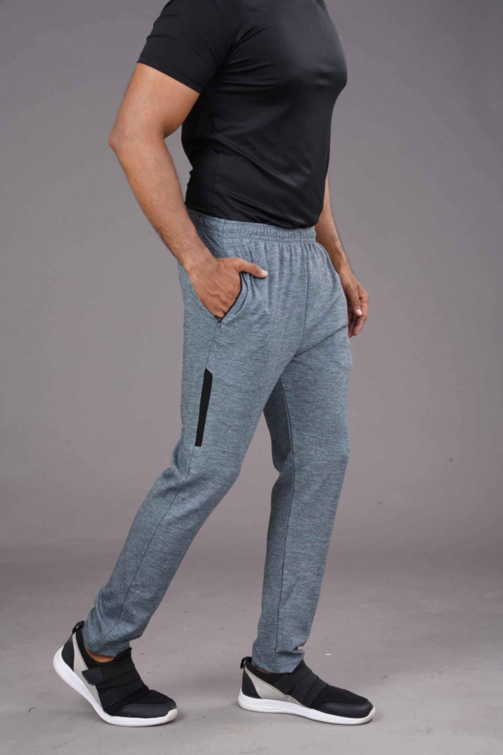CRAZY MELANGE LOWER - AIR FORCE