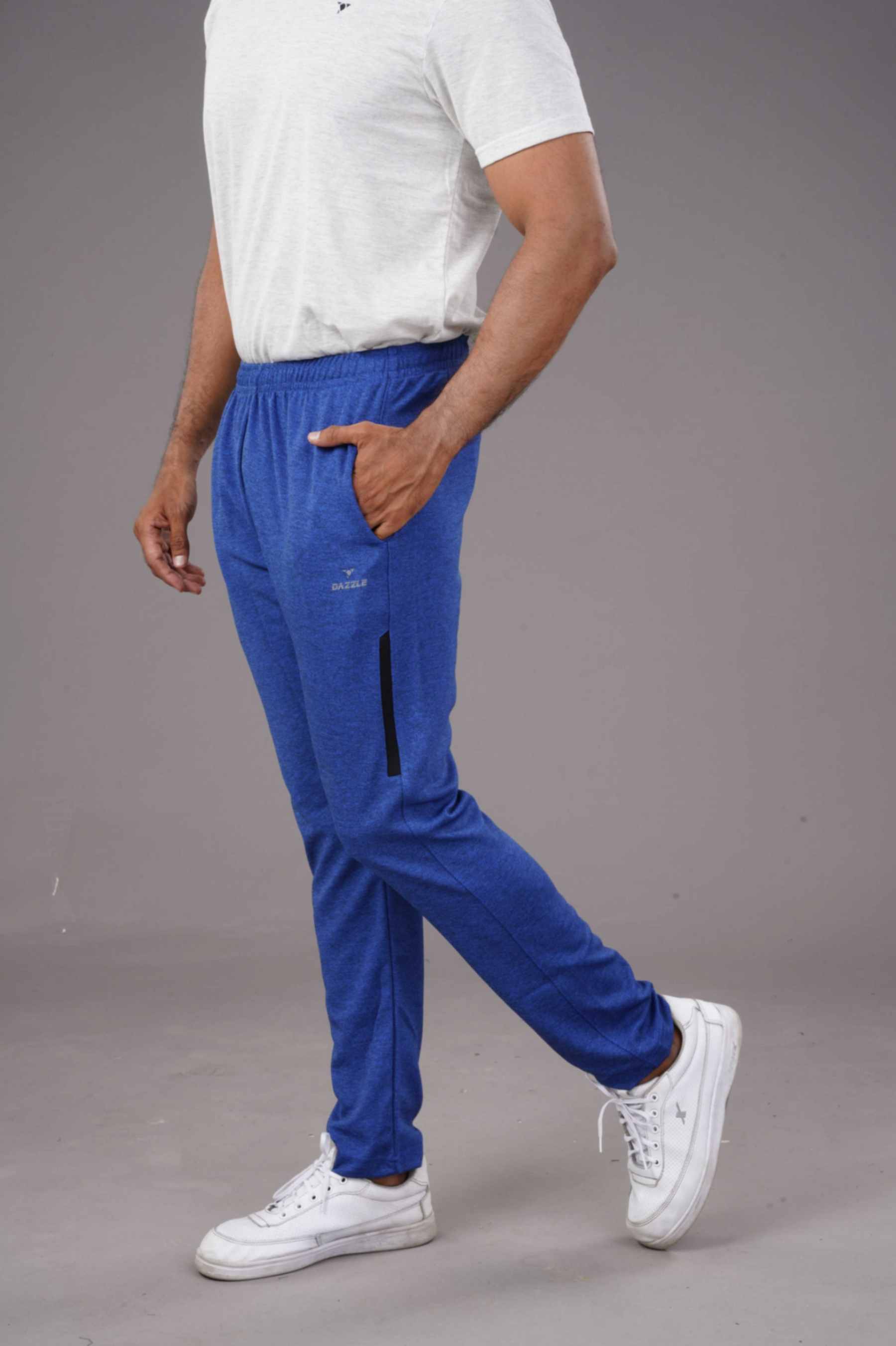 CRAZY MELANGE LOWER - ROYAL BLUE