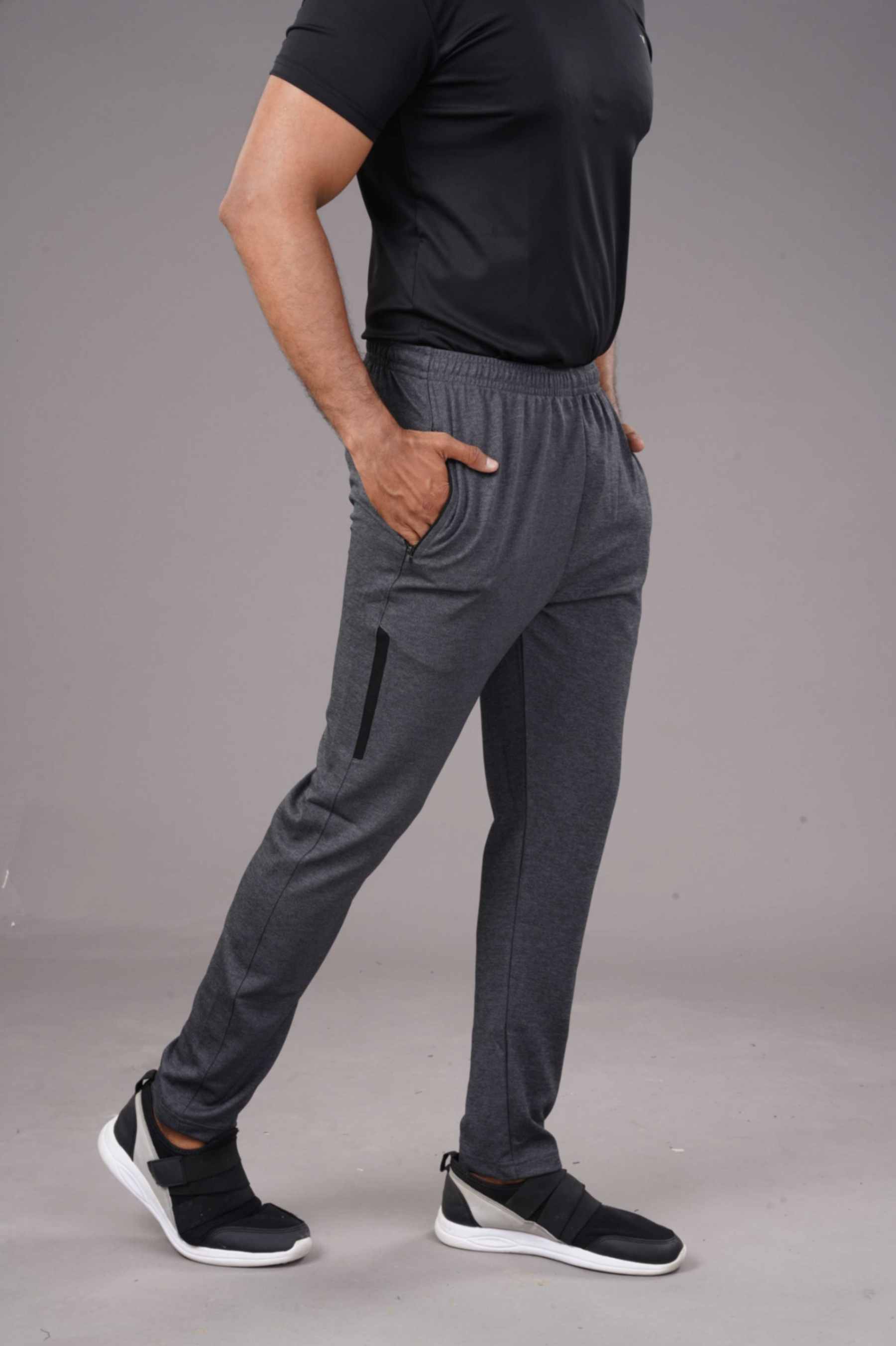 CRAZY MELANGE LOWER - BLACK
