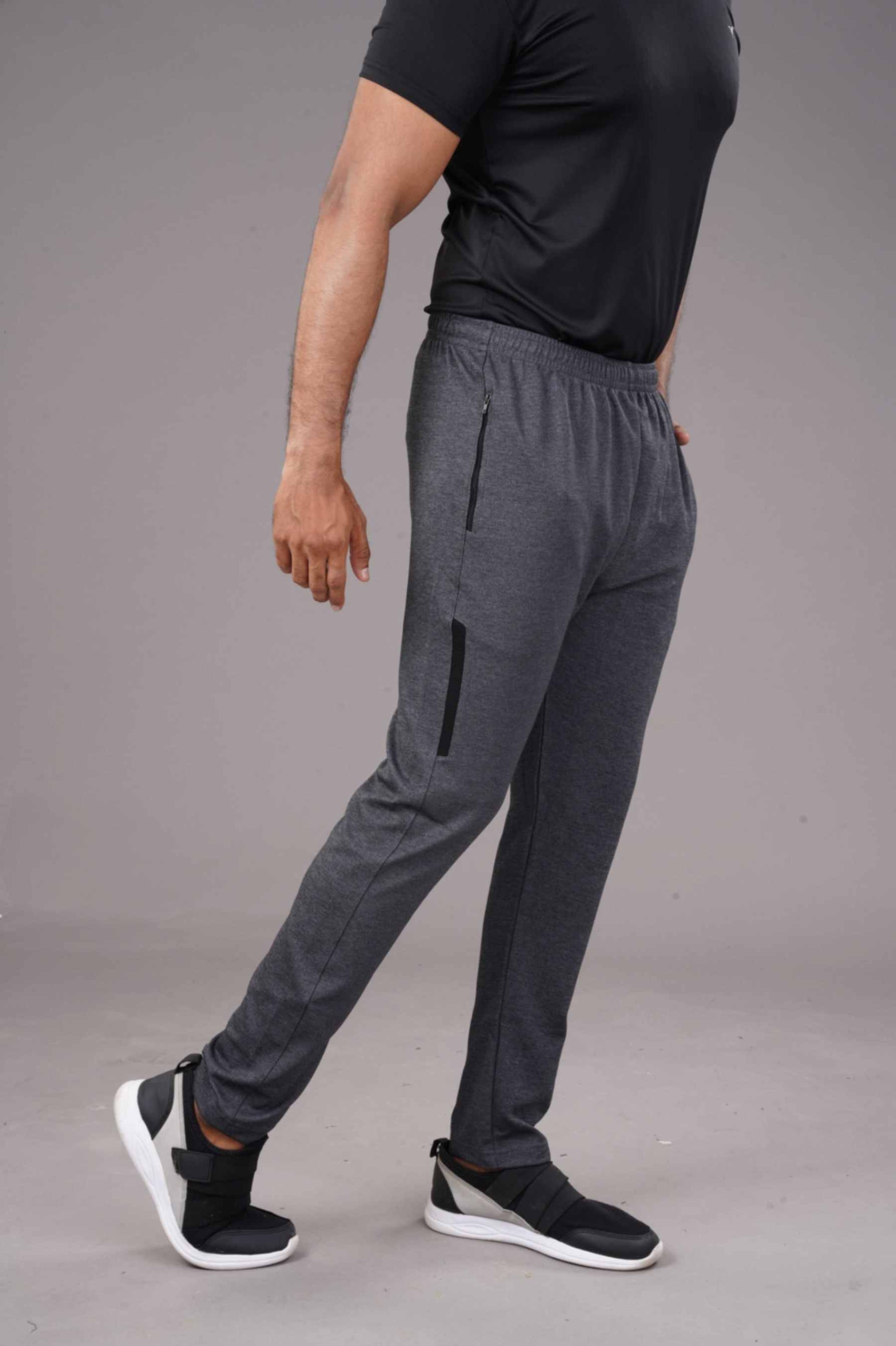 CRAZY MELANGE LOWER - BLACK