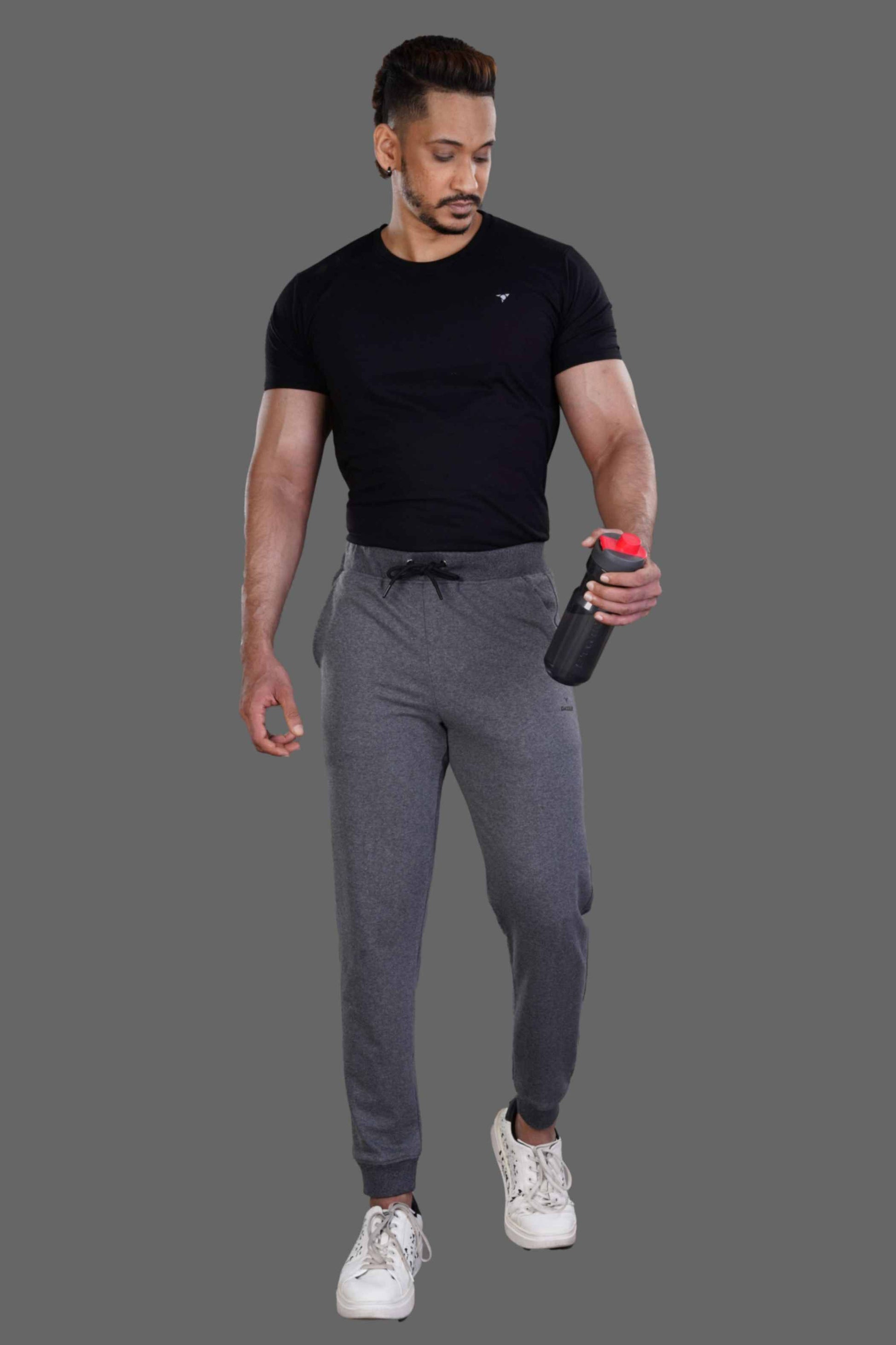 COTTON JOGGER - CARBON GREY