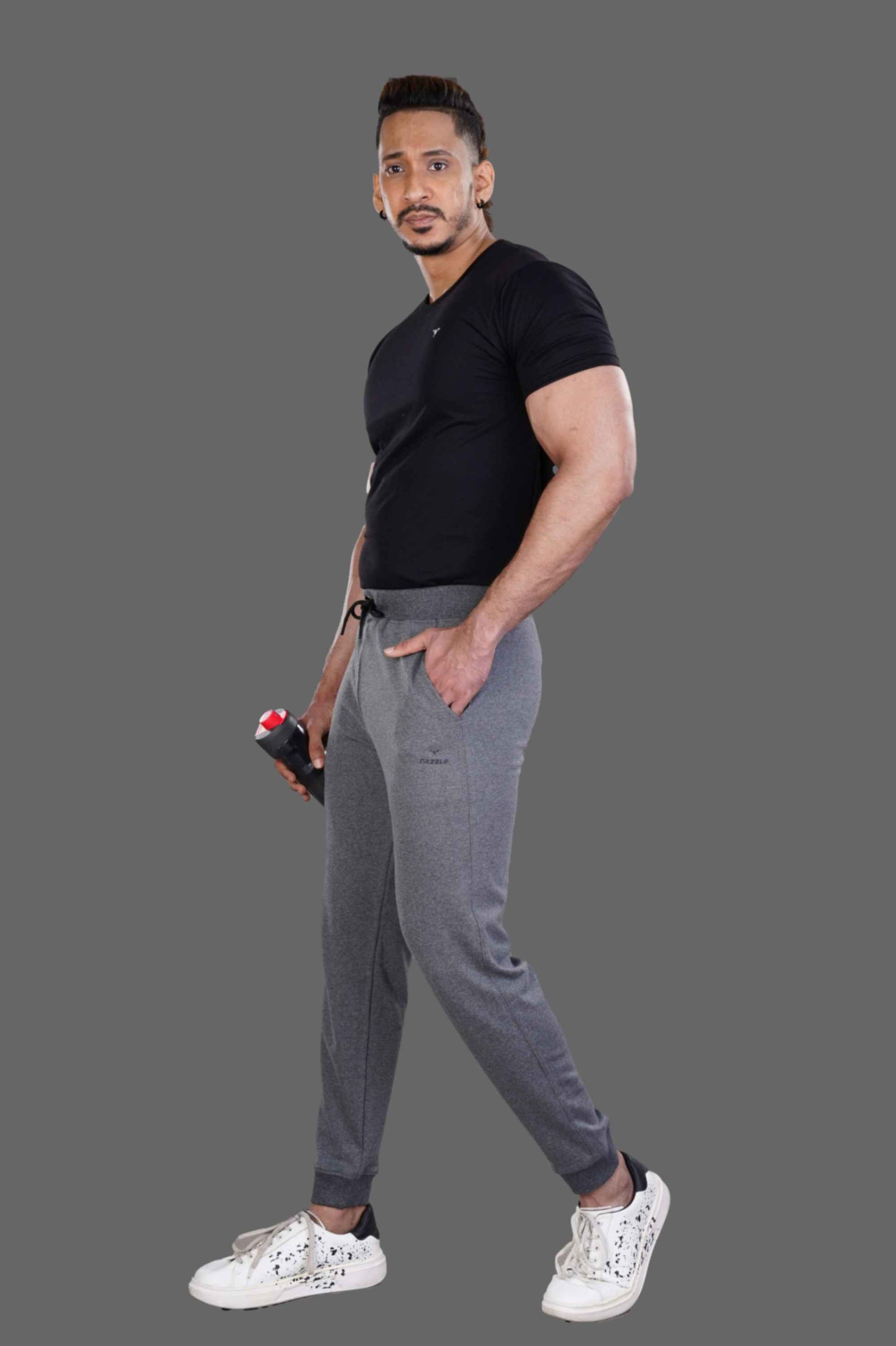 COTTON JOGGER - CARBON GREY