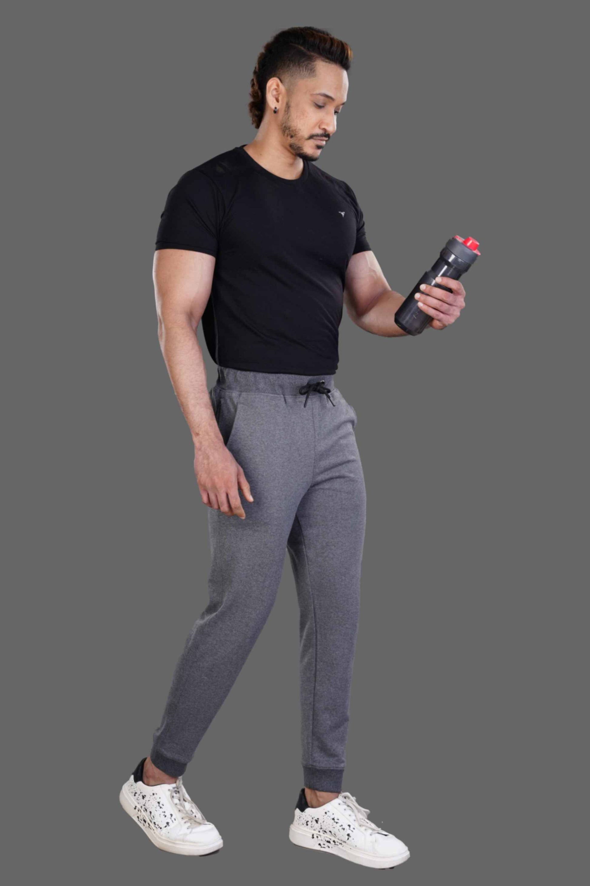 COTTON JOGGER - CARBON GREY
