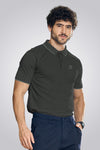 CLASSIC COTTON T-SHIRT - MELANGE BLACK